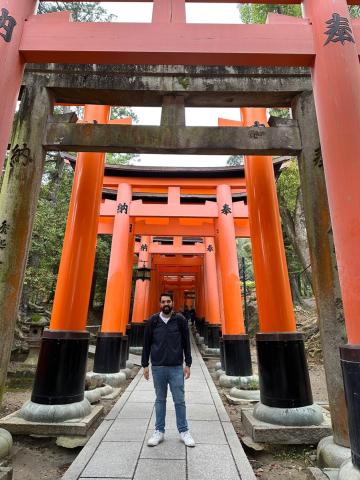 Antonio en Japón.